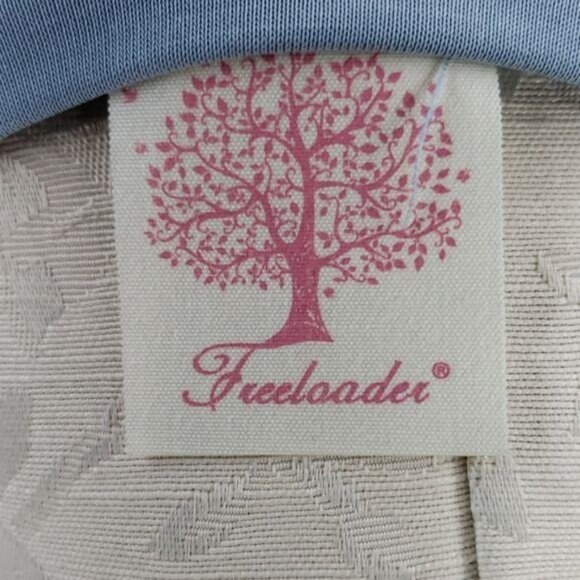 Freeloader Womens Oversized Asymmetrical Seamed Top Modal Blend Blue L - Picture 3 of 7